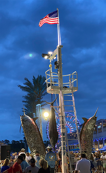 Marlin Weigh In and Flag